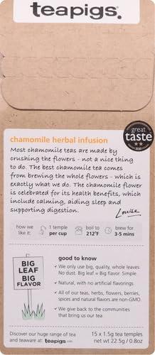 teapigs teapigs Chamomile Flowers Made with Whole Flowers (15 Count)