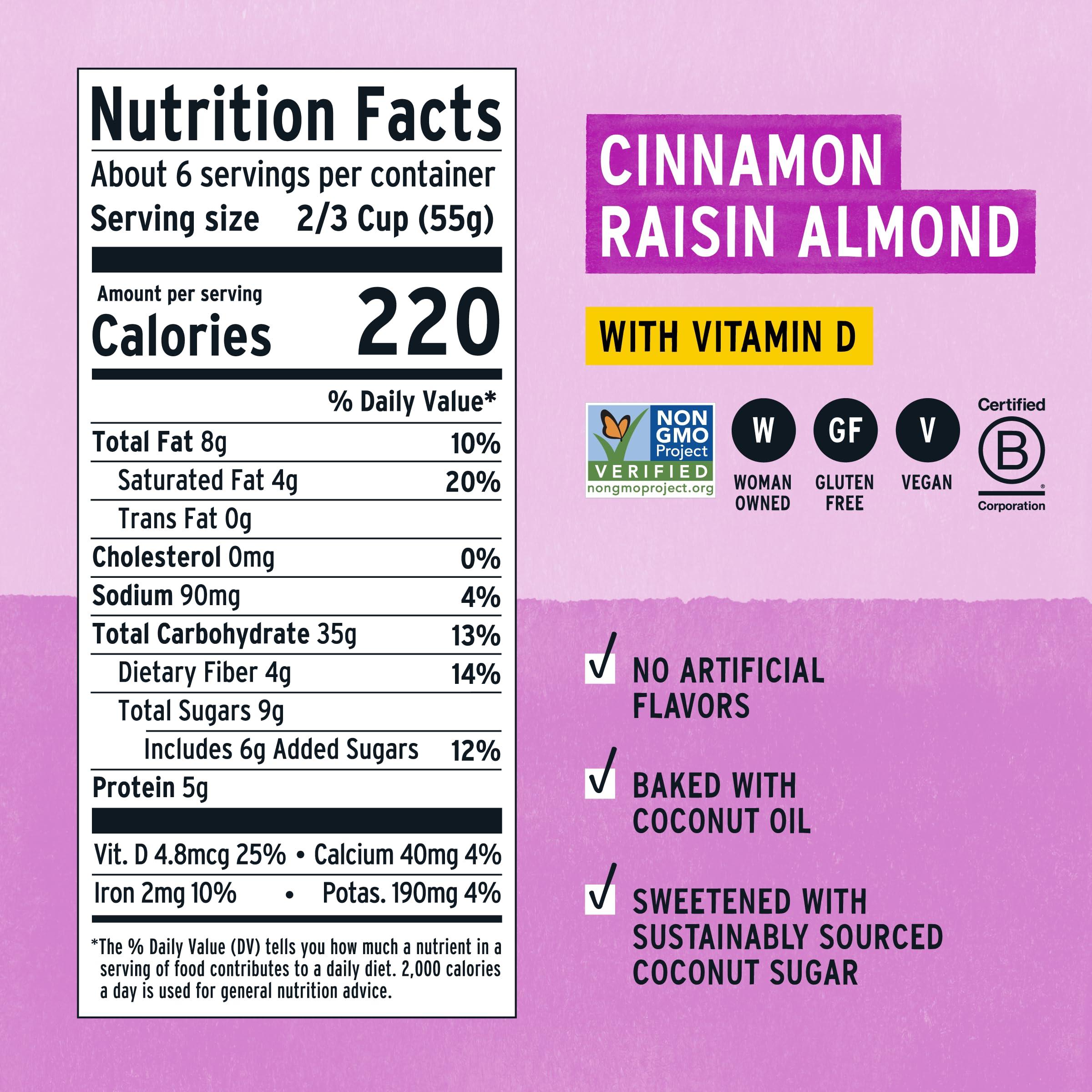 purely elizabeth. PURELY ELIZABETH Oatmeal Raisin Cereal, 11 OZ