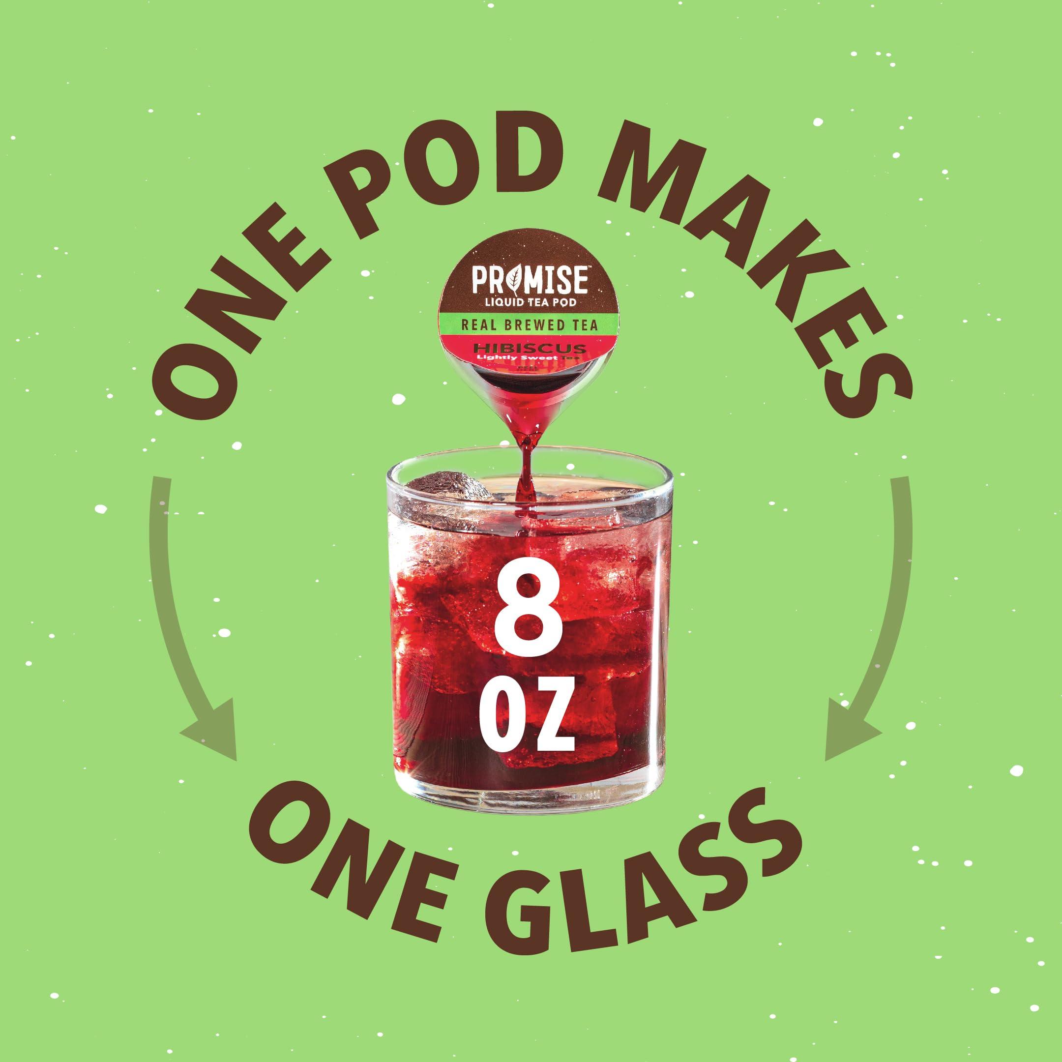 Java House Promise Tea Single Serve Liquid Tea Concentrate Pods by Java House, Peel and Pour (Pack of 12, Hibiscus)