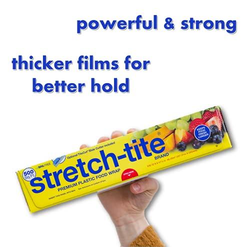 Stretch-Tite Stretch-Tite Premium Plastic Food Wrap, 500 Sq. Ft., 516.12-Ft. x 11.5/8-Inch