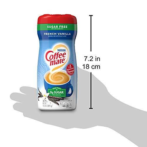 Nestle Coffee Mate French Vanilla Sugar Free Coffee Creamer 10.2 Oz (Pack of 2)