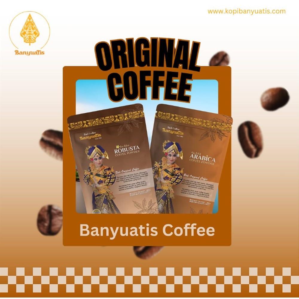 CV. Pusaka Bali Persada BanyuaTis Indonesia Bali Coffee Robusta Powder Foil 200g