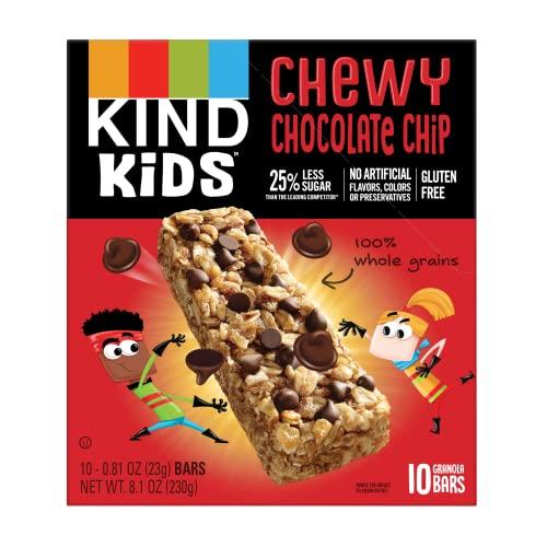 KIND KIND Kids Granola Chewy Bar, Chocolate Chip, 10 Count