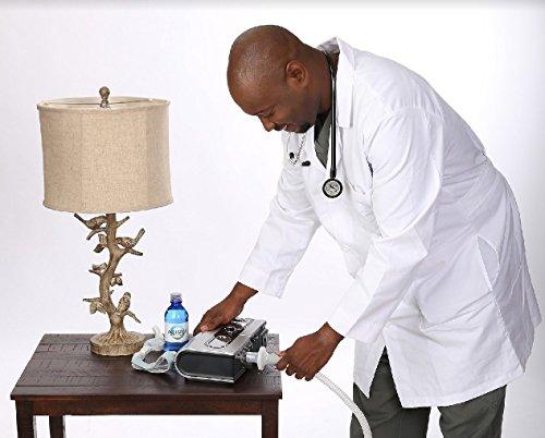 Aquapap AQUAPAP 12 Ounce 8 Pack Vapor Distilled CPAP Water | 1-2 nites per Bottle | for use with Resmed and Respironics Machines