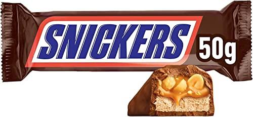 Snickers Snickers Bar with Caramel and Roasted Peanuts Chocolate Covered, 24 bars x50g (1200g)