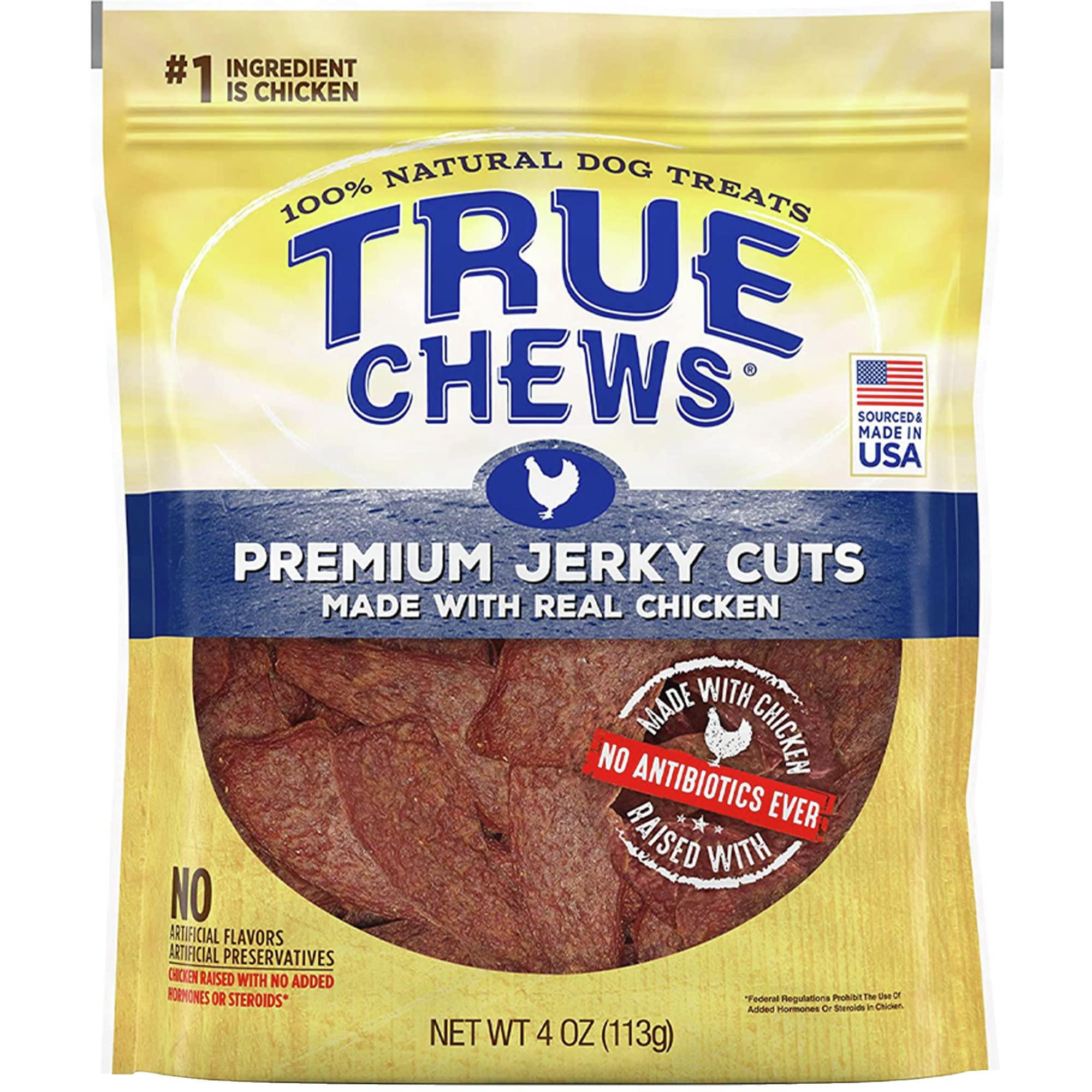 True Chews Blue Buffalo True Chews Jerky Cuts Natural Dog Treats, Chicken 4 oz bag