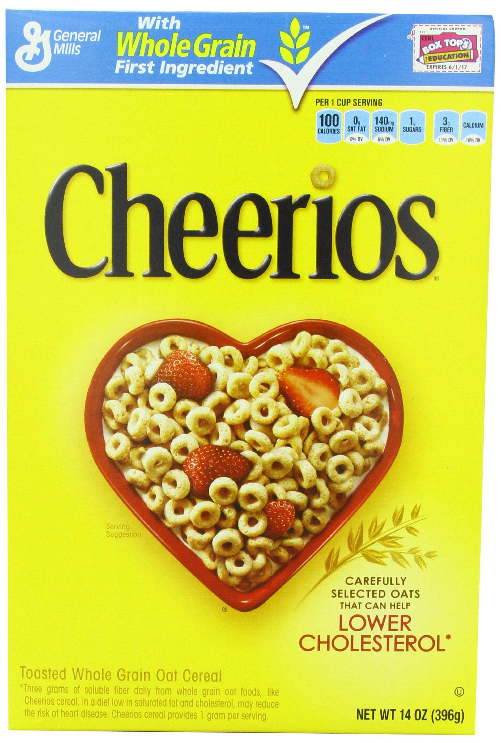 General Mills Cheerios Toasted Whole Grain Oat Cereal 14 oz