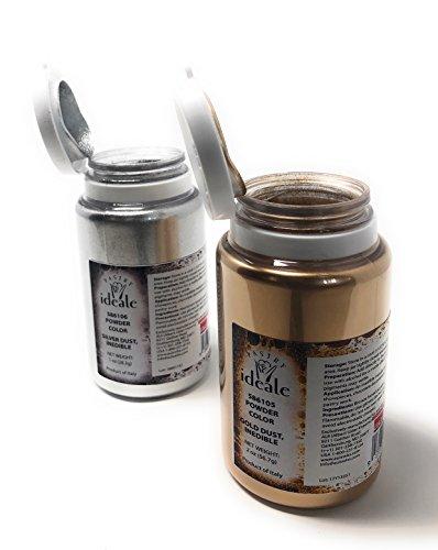 Pastry Ideale Pastry Ideale Gold Dust & Silver Dust Set (Inedible)