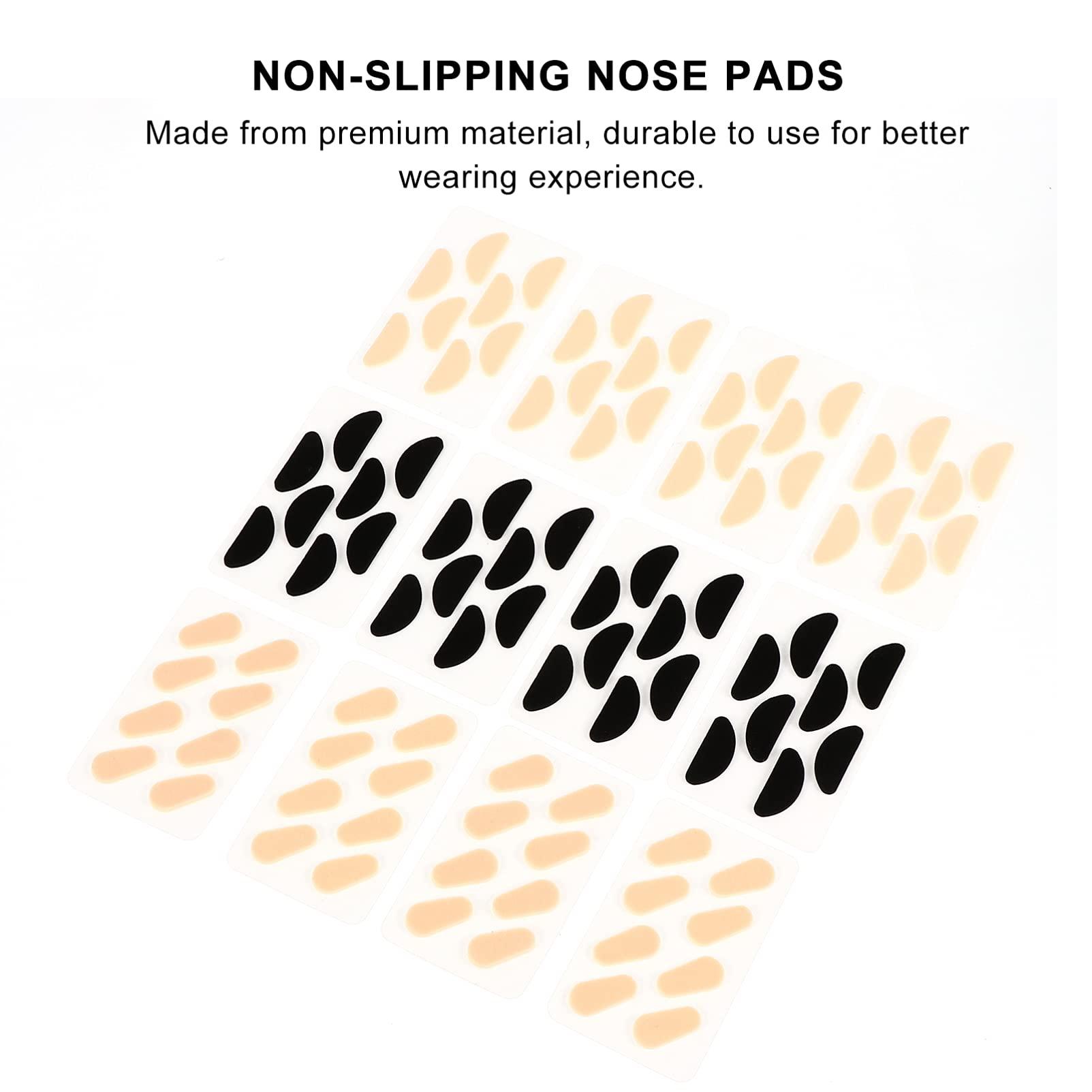 Healifty 20 Sheets Non-Slip Eye and Nose Stickers Glasses Supplies Practical Nose Pad Nose Patch Nasal Stick Anti-Skid Nose Pad Glasses Accessory Eyeglasses Nose Pad Non-Slipping Nose Pads