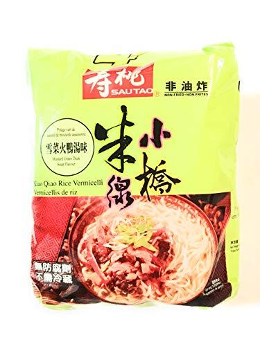 Sau Tao Sautao Mustard Green Duck Soup Flavor Xiao Qiao Rice Vermicelli 30.4 Oz (7.4 Oz X4) And 2 Pairs Of Chopstick