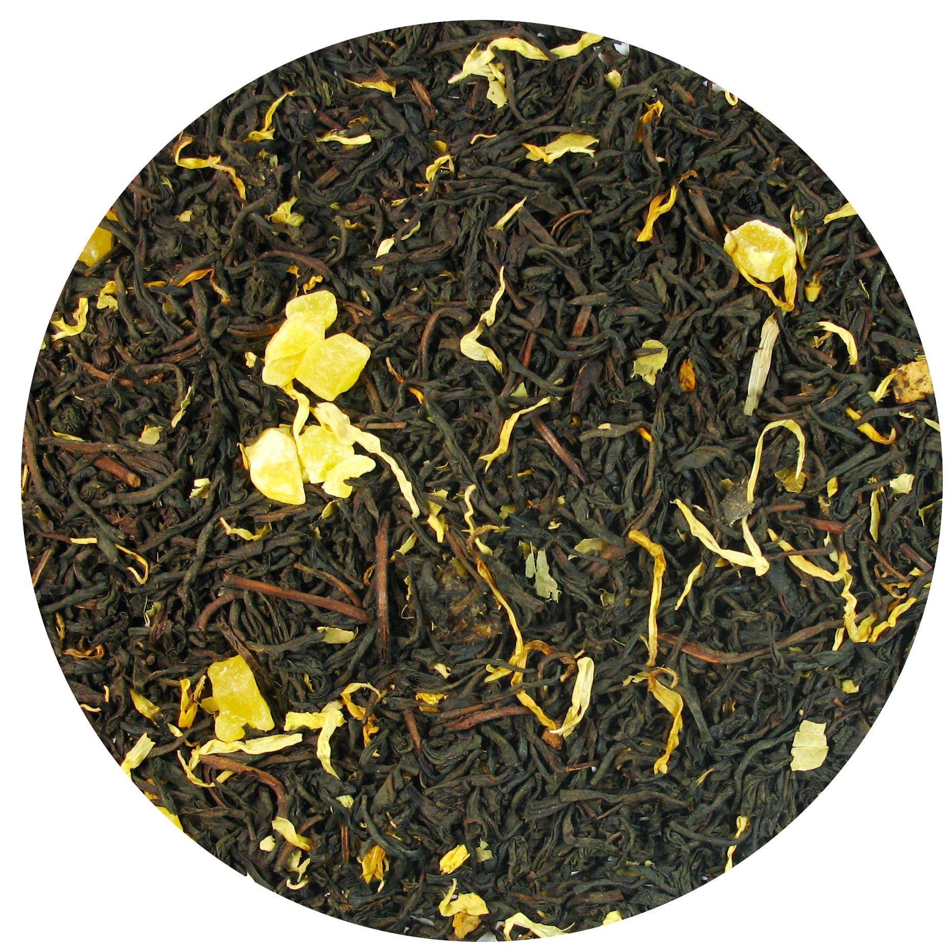 Greenhilltea Mango Iced Tea,Ceylon Black Tea with natural flavours used as welcoming beverage – 8 Oz Bag