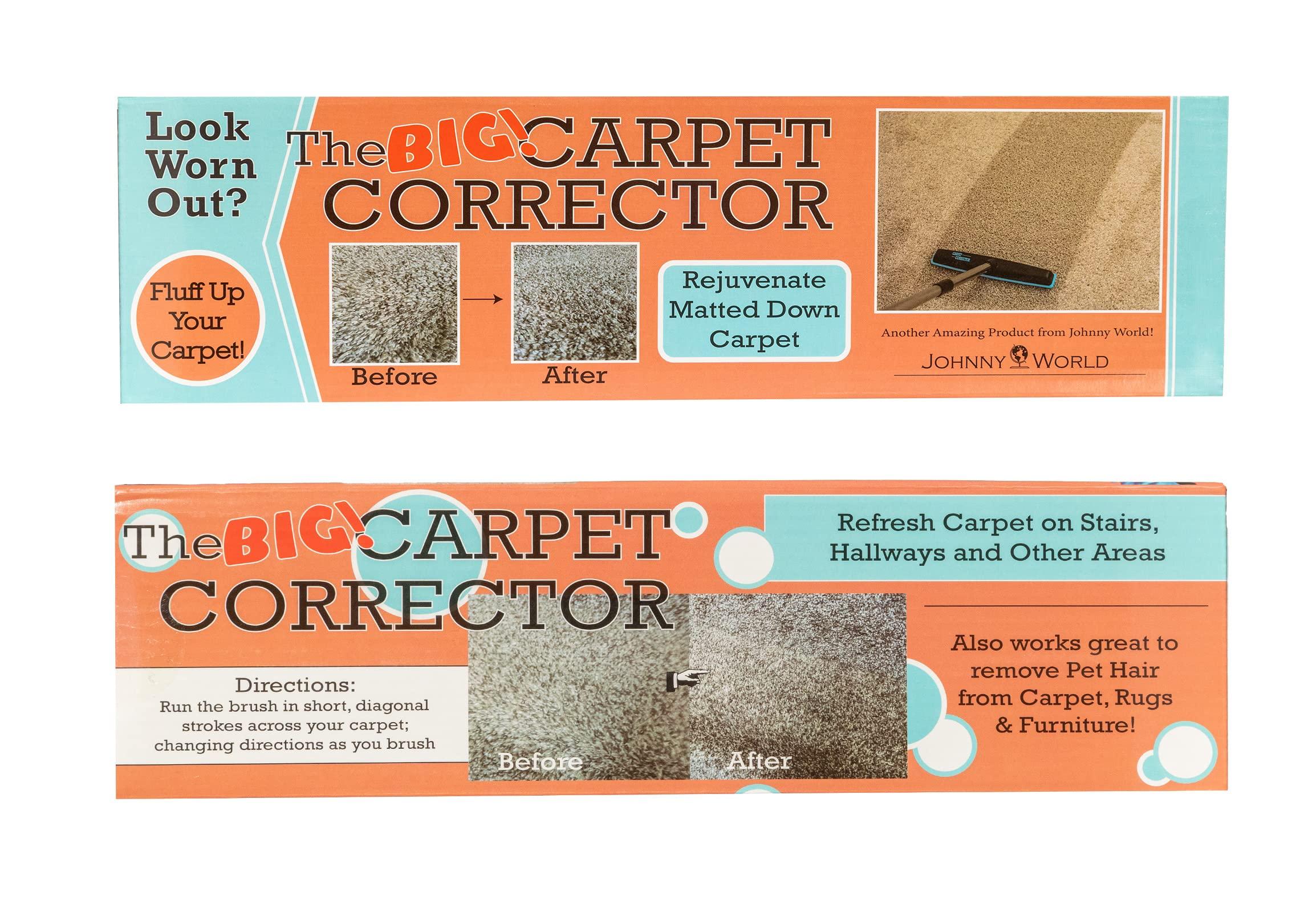 Carpet Corrector The Big Carpet Corrector - Rejuvenate Matted Down Carpet! Great for Steps, Hallways and High Traffic Areas. Large Version of The Carpet Corrector!