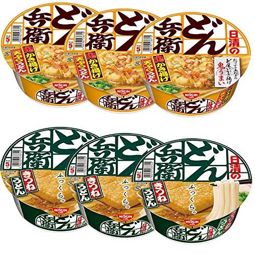 Ninjapo Donbei Assortment 2.5oz 2Types × 3pcs japanese Instant Noodle Ninjapo
