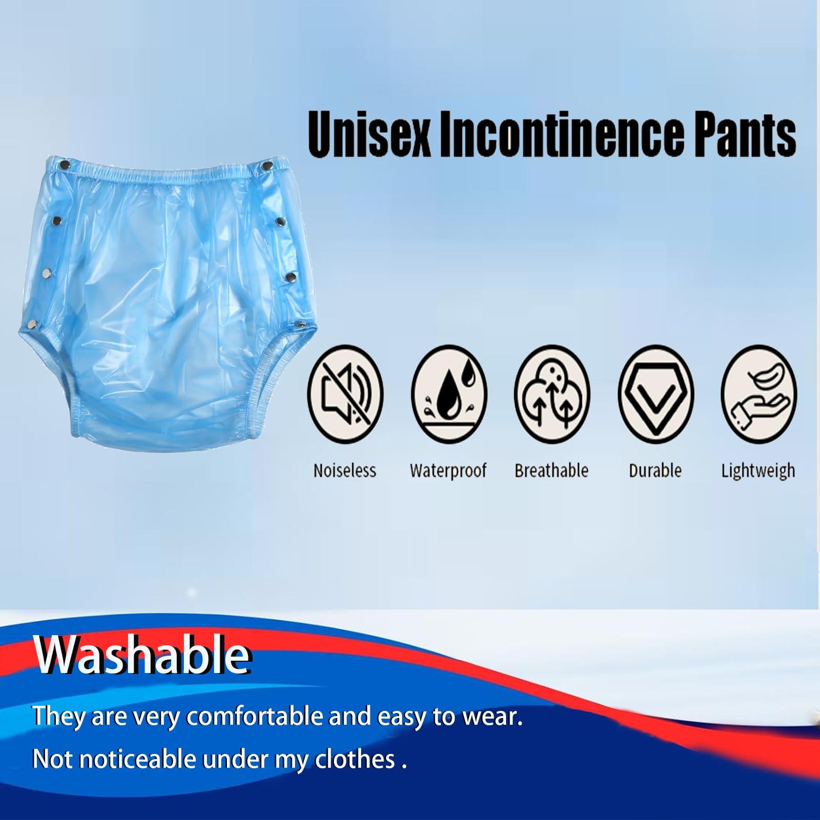 Generic Generic Adult Incontinence Underwear for Men, Adult Diapers Covers for Men and Women Washable (XX-Large)