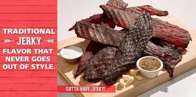 Stan's Beef Jerky Stan’s Traditional Beef Jerky | Beef Jerky Snack Packs | Keto Snack | Gluten Free Snacks | 6.25oz Single Pack