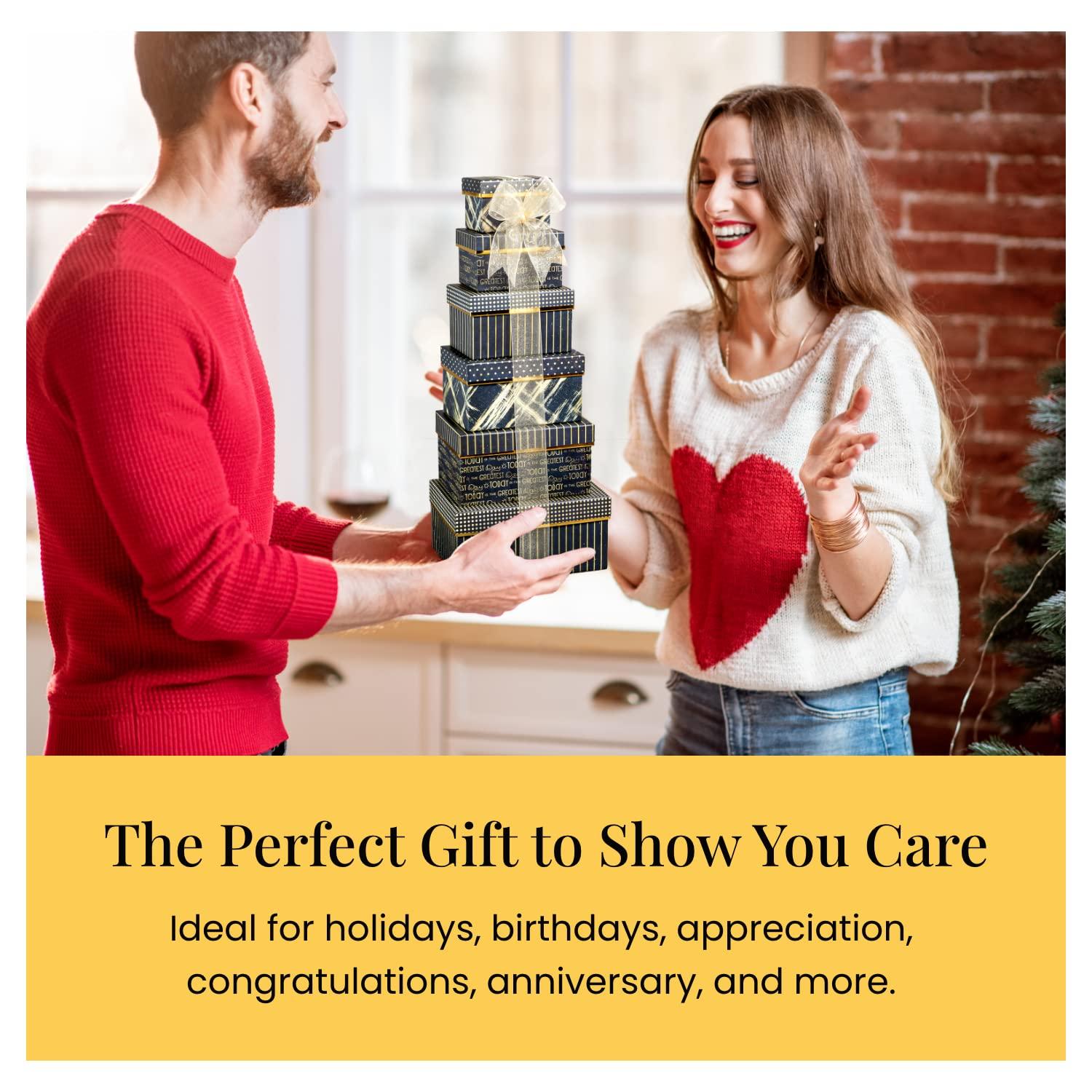 Broadway Basketeers Broadway Basketeers Food Gift Basket Tower Snack Gifts for Women, Men, Families, College, Delivery for Holidays, Appreciation, Thank You, Corporate, Get Well Soon Care Package