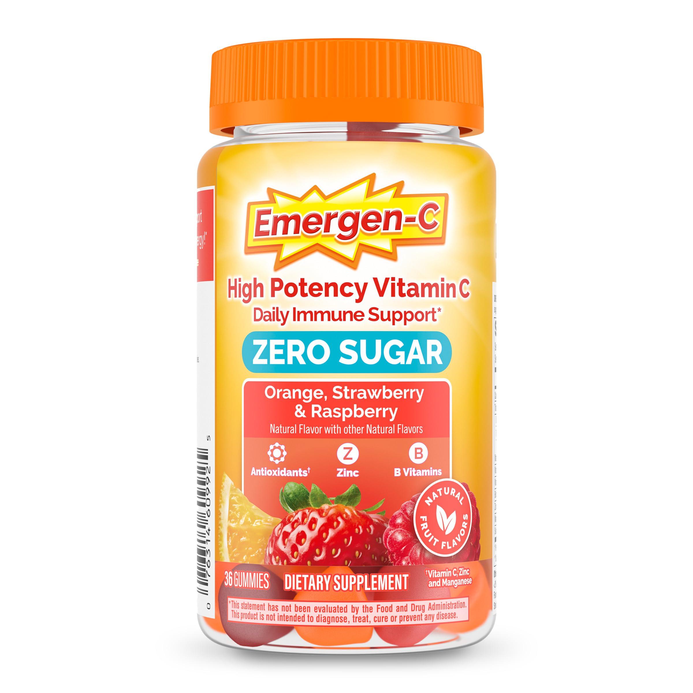 Emergen-C Emergen-C Zero Sugar Immune Support Adult Gummies 36 Count