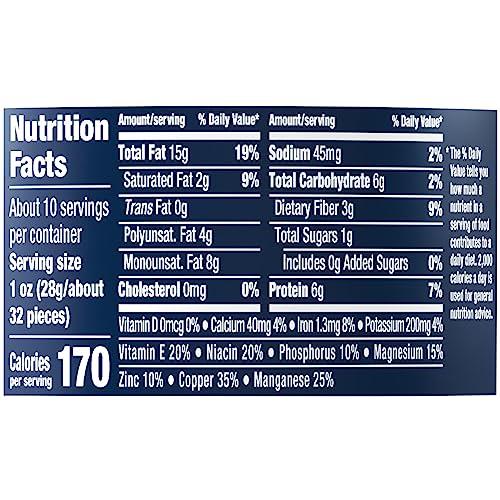 Planters PLANTERS Lightly Salted Mix Nuts, Party Snacks, Plant-Based Protein, 10 Oz Canister (Pack of 4)