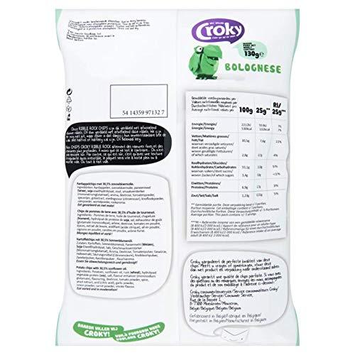 Croky Bolognese Crisps | Croky | Ribble Rock Bolognese | Total Weight 4.59 ounce