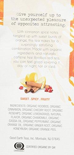 Good Earth Organic Sweet & Spicy Herbal Caffeine Free Good Earth Teas 18 Tea Bag
