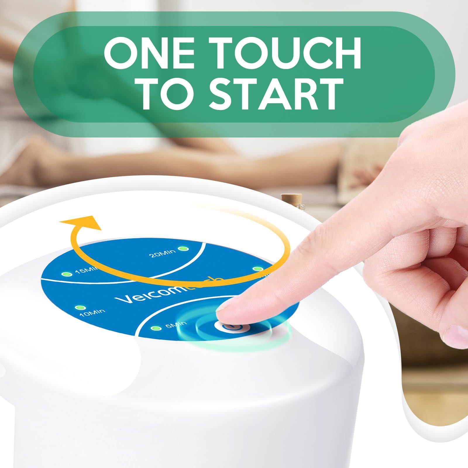 veicomtech veicomtech Ionic Foot Bath Detox Machine - Foot Detox Machine, Detox Foot Spa System for Home Salon Spa Club 2 Arrays 100 Tub Liners