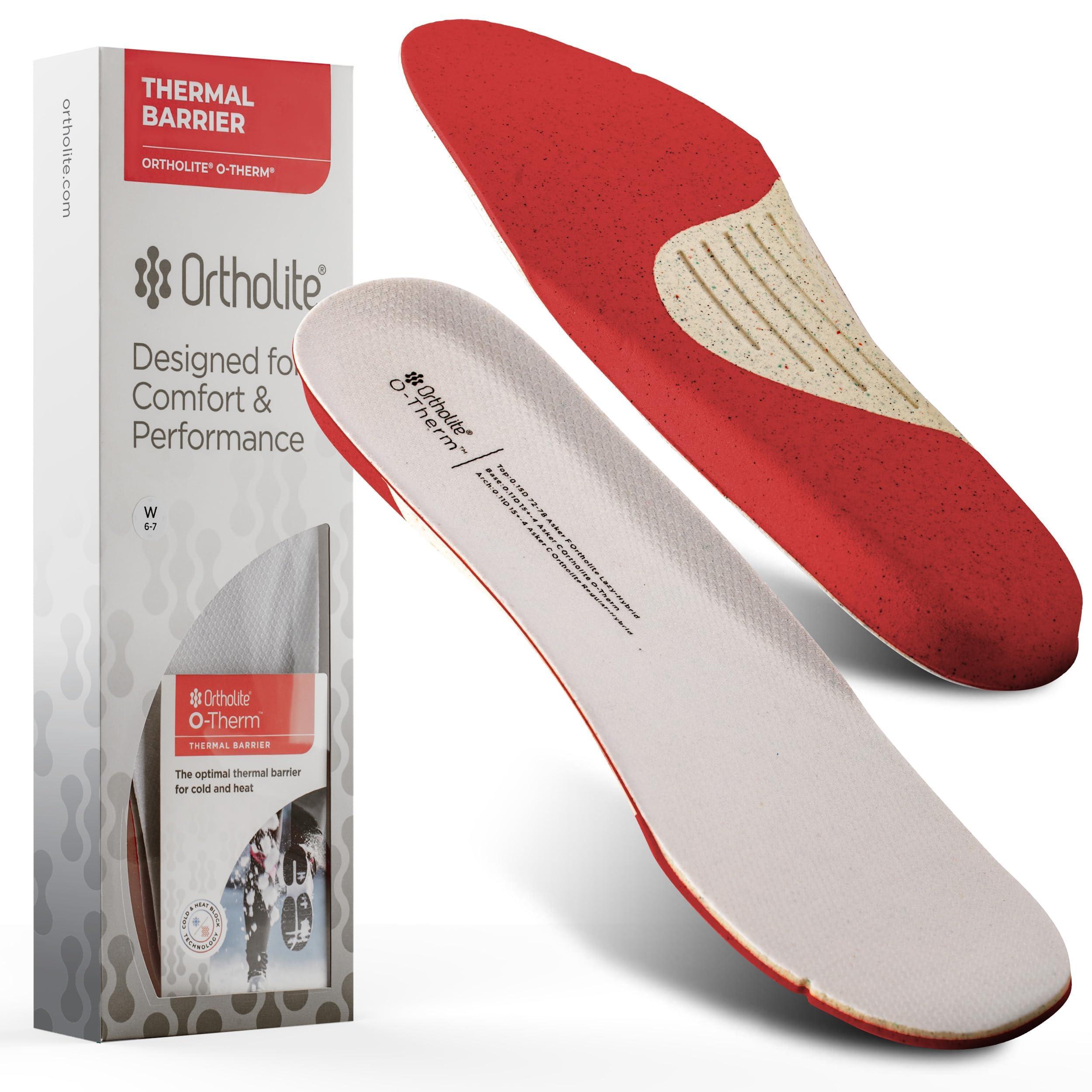 Ortholite Ortholite O-Therm Thermal Barrier Shoe Sole Trim-to-Fit Insert-Designed for Athletes on Snow or on Turf who Want to Block Out Cold or Heat