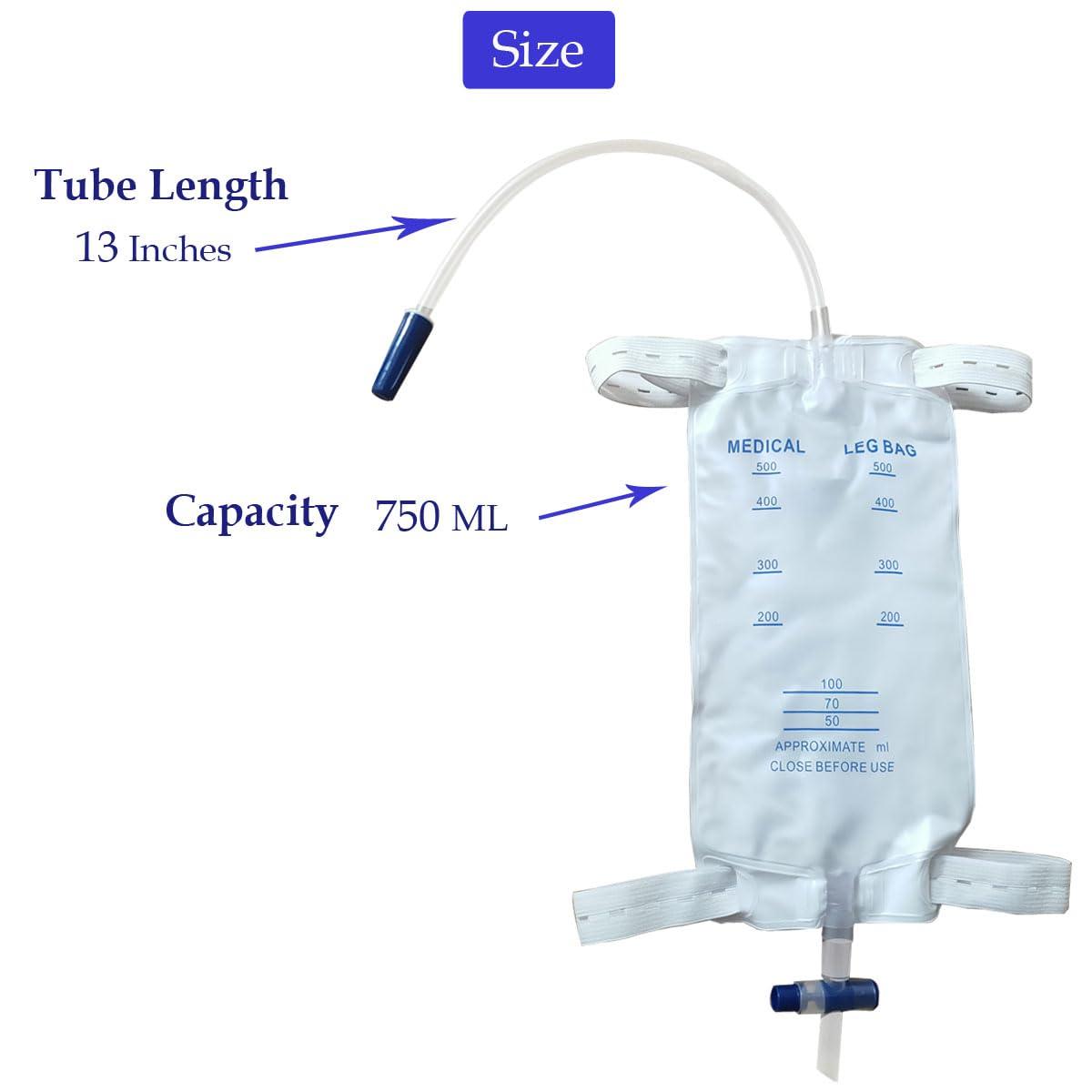 YEYSXSY Condom Catheter External self Sealing Set 10pcs Male Condom Catheter 1pcs 500ml Leg Bag 1pcs 2000ml Drainage Bag(30mm/1.18inch)