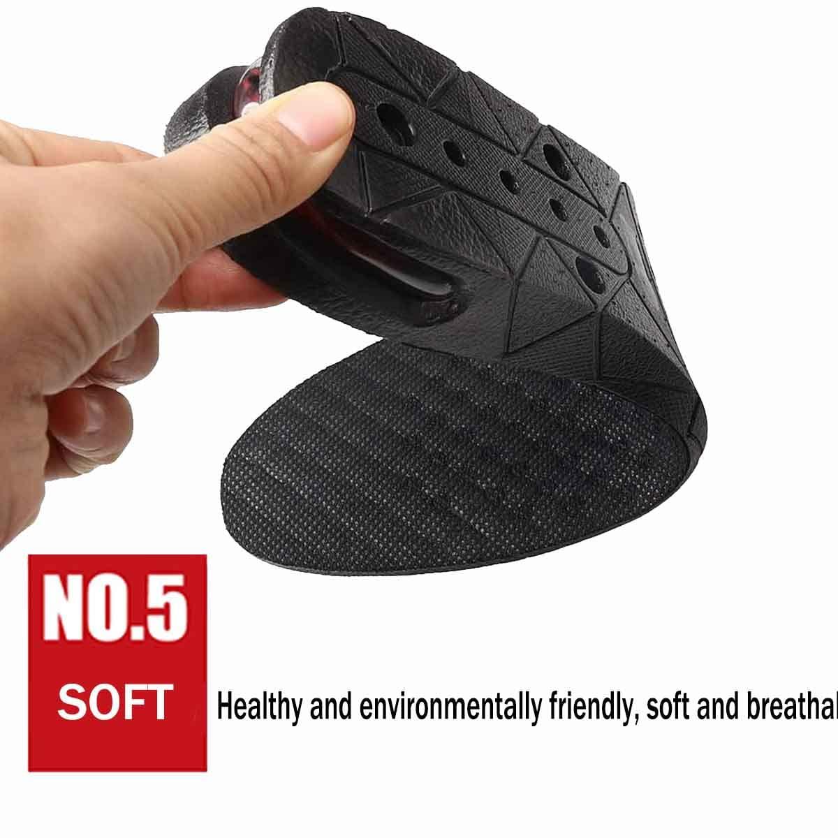 Eztronics Corp 3-Layer Height Increase Elevator Shoes Insoles, Heel Lifts 7cm for Men & Women