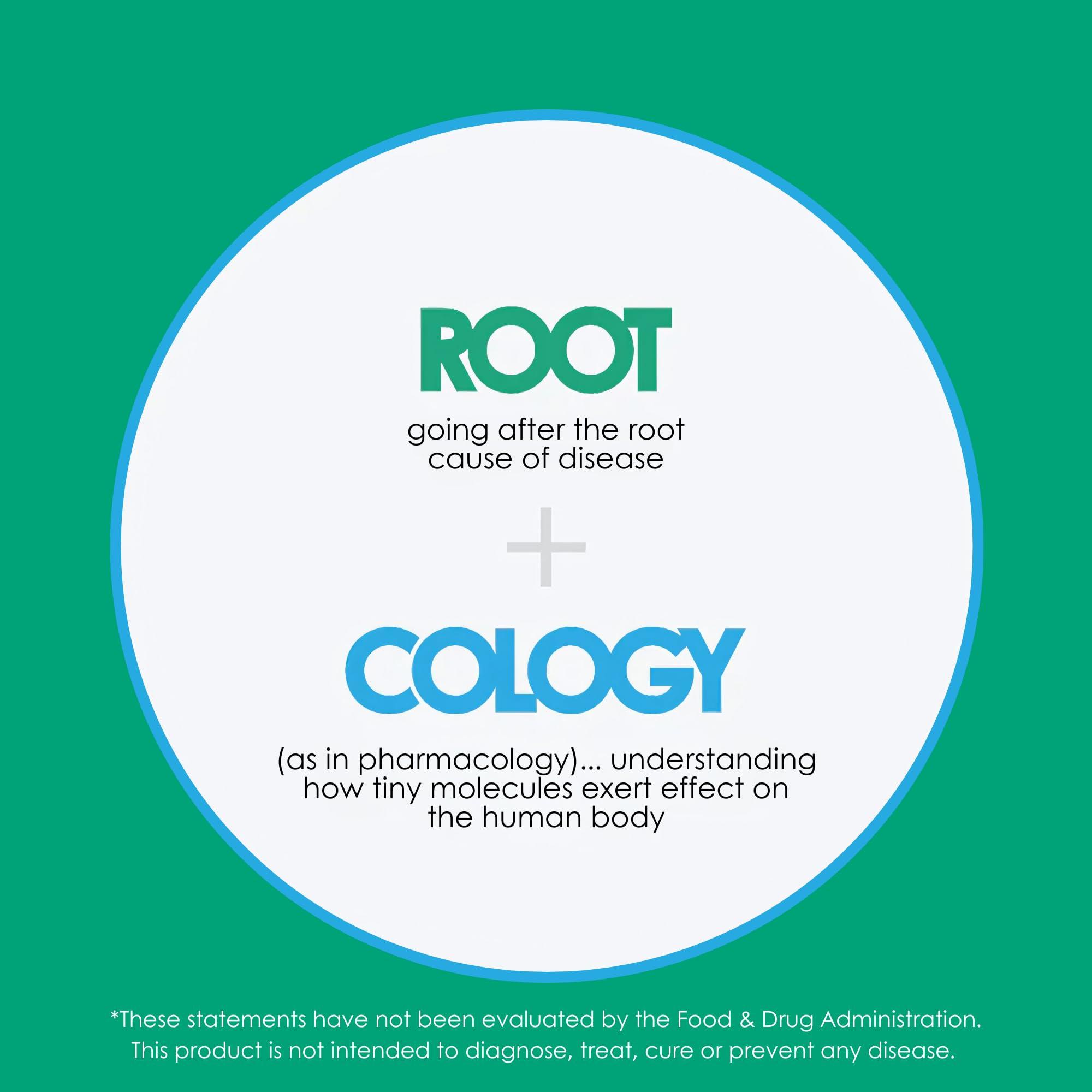 Rootcology Rootcology by Dr. Izabella Wentz | ProB 50 | 18 Shelf-Stable Probiotic Strains to Support Gut Health and Maintain Bowel Regularity with Bifidobacterium, Lactobacillus and More | 30 Vegetarian Capsules