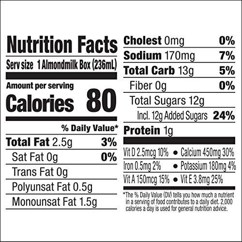 Silk Silk Shelf-Stable Almond Milk Singles, Vanilla, Dairy-Free, Vegan, Non-GMO Project Verified, 8 Oz, 6 Pack (Pack of 18)