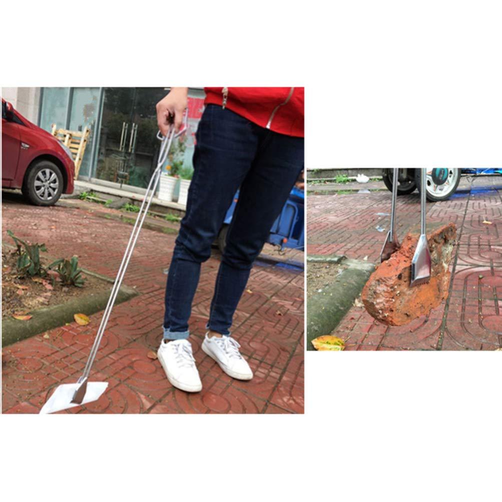 Hemoton Hemoton 2PCS rubbish picker reacher grabber folding firewood tongs folding litter picker trash picking tool handheld grabber garbage clip grill gripedge tools pick up tool barbecue fetcher