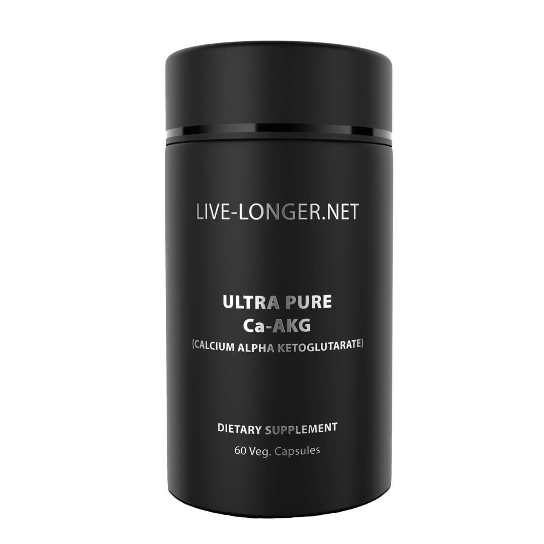 Live-Longer.net Live-Longer.net Ca-Akg, Calcium Alpha-ketoglutarate, 80mg per 2 Capsule Serving