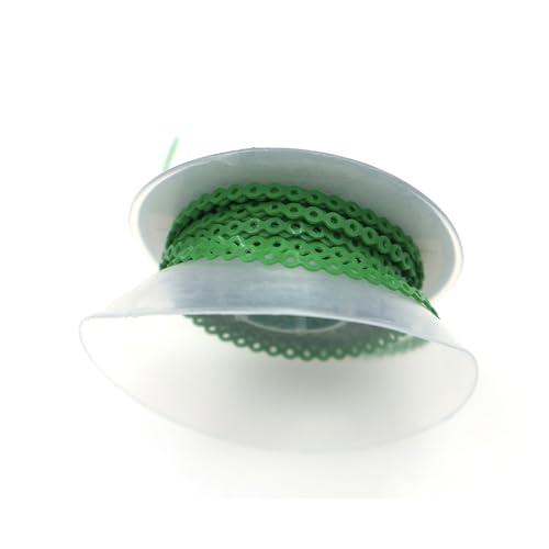 RUCYAI RUCYAI 15Feet Dental Orthodontic Elastic Rubber Power Chains Braces Bands Long/Closed/Short (Closed, Dark Green)