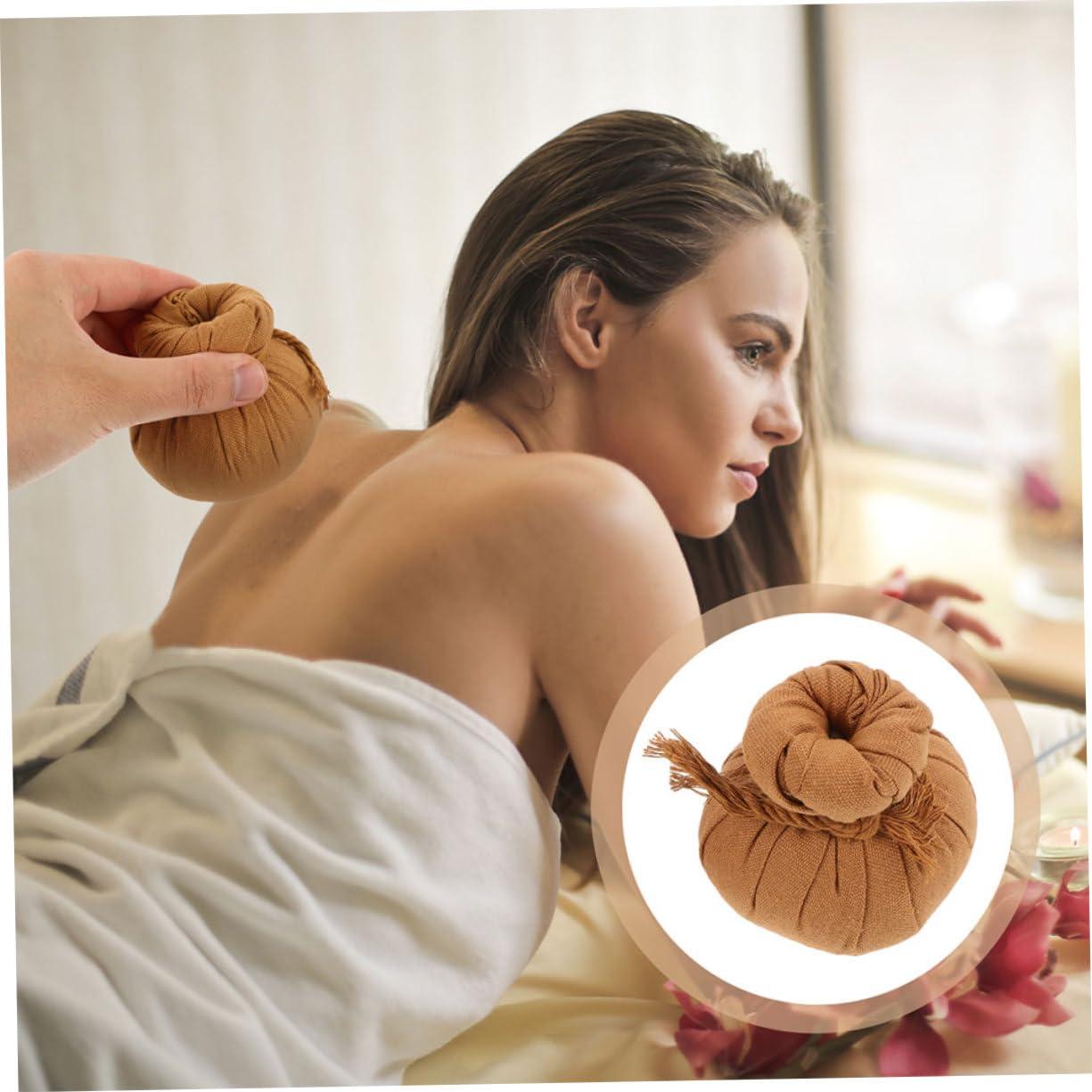 FOMIYES FOMIYES Thai Style Massage Balls Thai Herbal Compress Ball Warming Bags Chinese Herbal Bags Natural Refreshes Body Herbal Massage Compress Ball