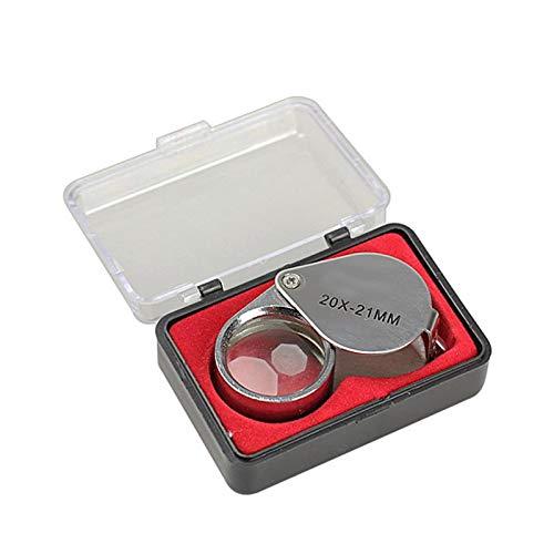 FLaig FLaig Magnifying glassMini 20X-21 mm Loupe Magnifier Magnifying Triplet Jewelers Eye Glass Jewelry Diamond Magnifying Glass Magnifying (Color : 20 X 21mm)