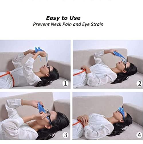 FveBzem FveBzem Prism Glasses Lazy Glasses Bed Prism Spectacles Horizontal Eyeglasses Lazy Readers for Reading/Watching TV Lying Down in Bed/Sofa, 90 Degree, Myopia Presbyopic usable, Unisex, Pain Relief