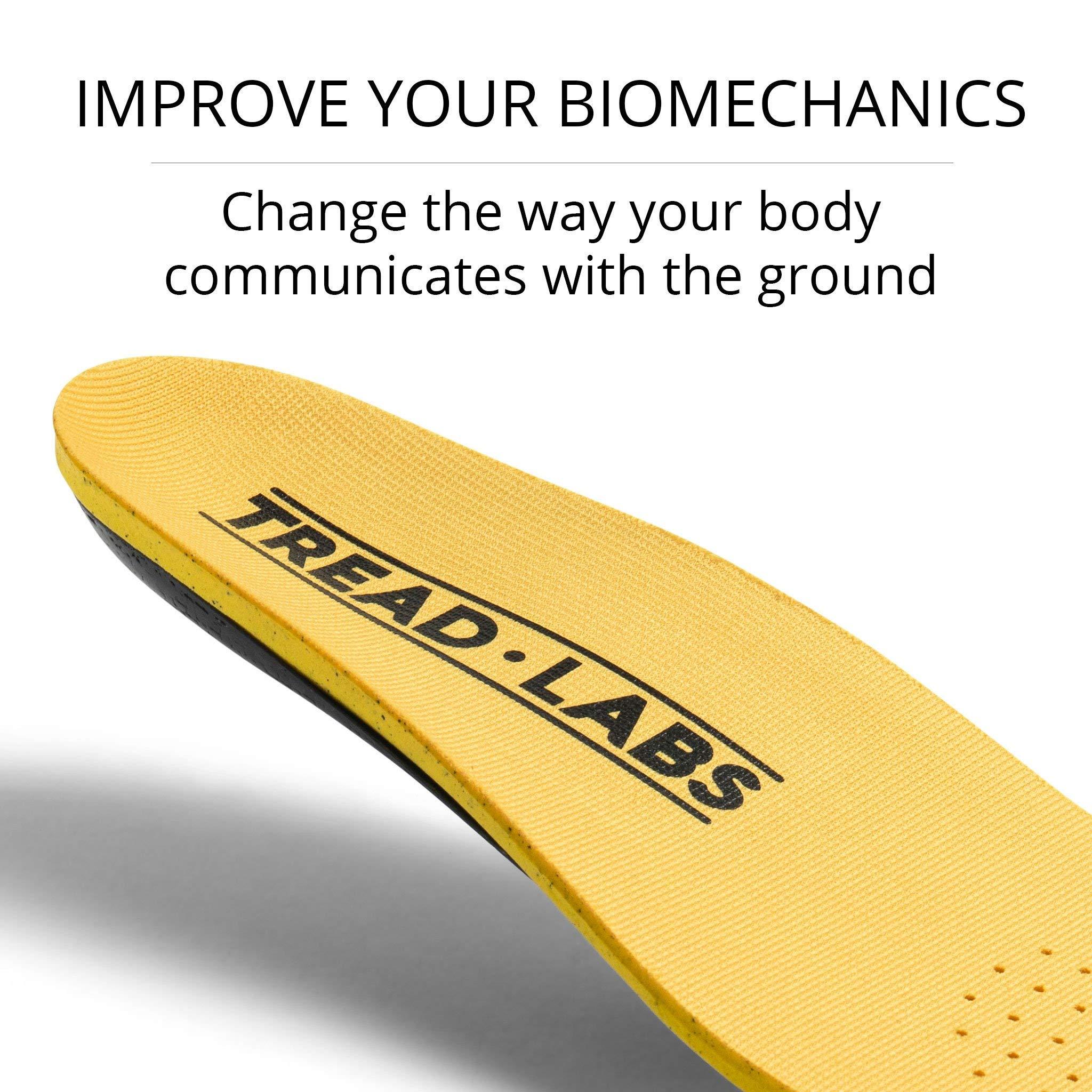 Tread Labs Dash Carbon Fiber Performance Insoles Add Ultra Firm Orthotic Arch Support to Soccer Cleats, Cycling Shoes and Running Shoes