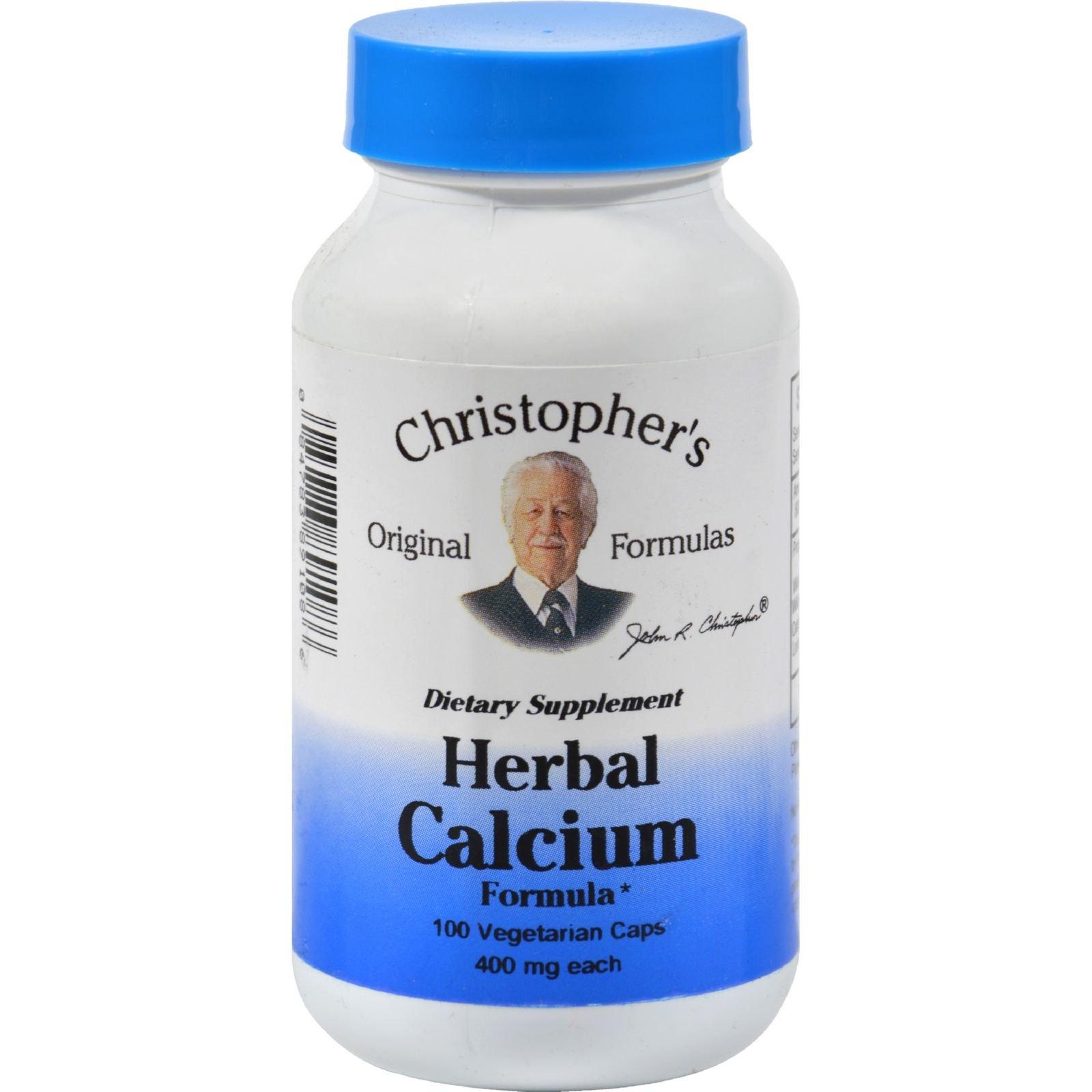 Dr. Christopher's Herbal Calcium Formula 100 caps 100 Capsules