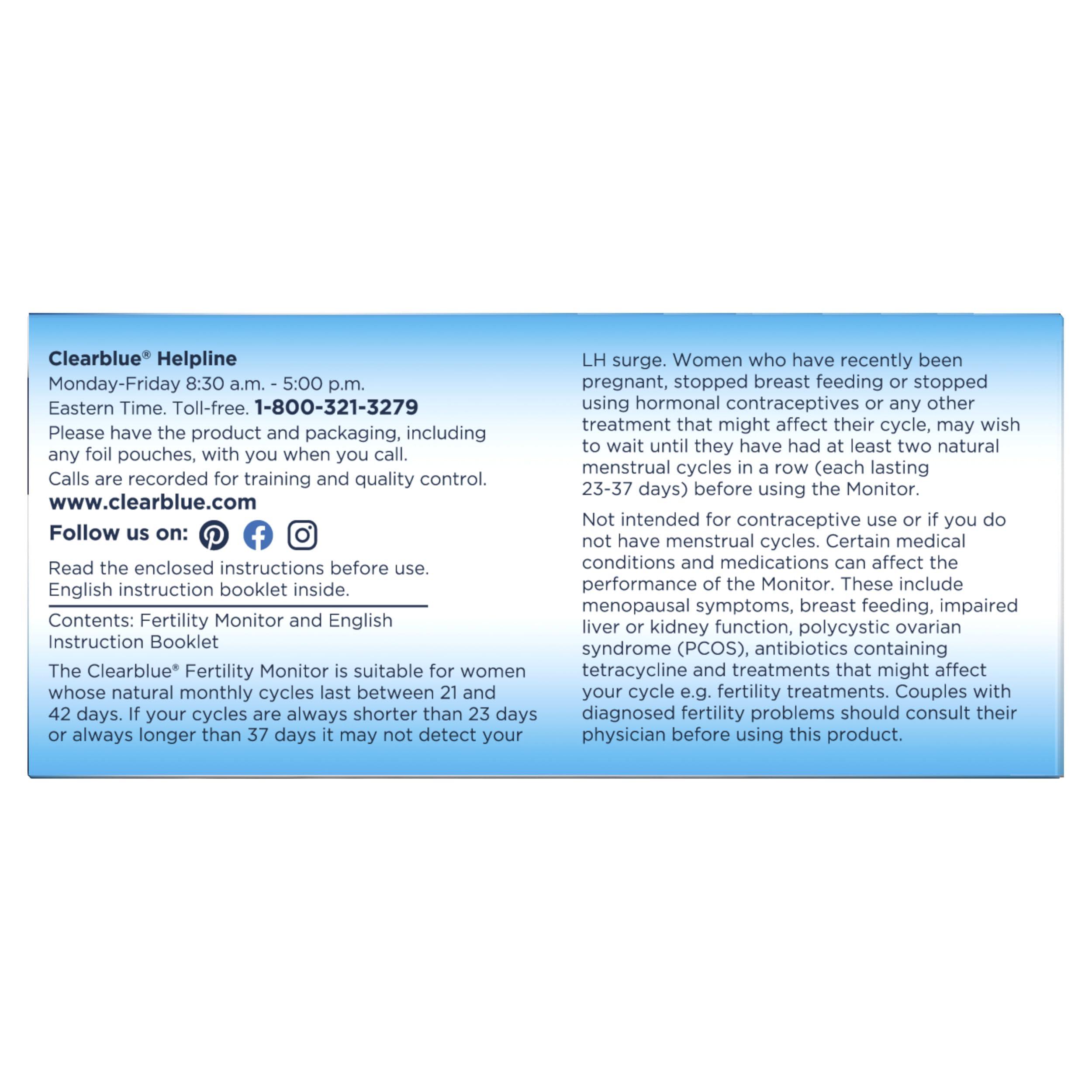 Clearblue Clearblue Fertility Monitor, 1 Touch-Screen Monitor, 1 Ct