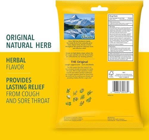 Ricola Ricola Original 21 Count Max Swiss Cherry 34 Count Throat & Cough Drops Bundles