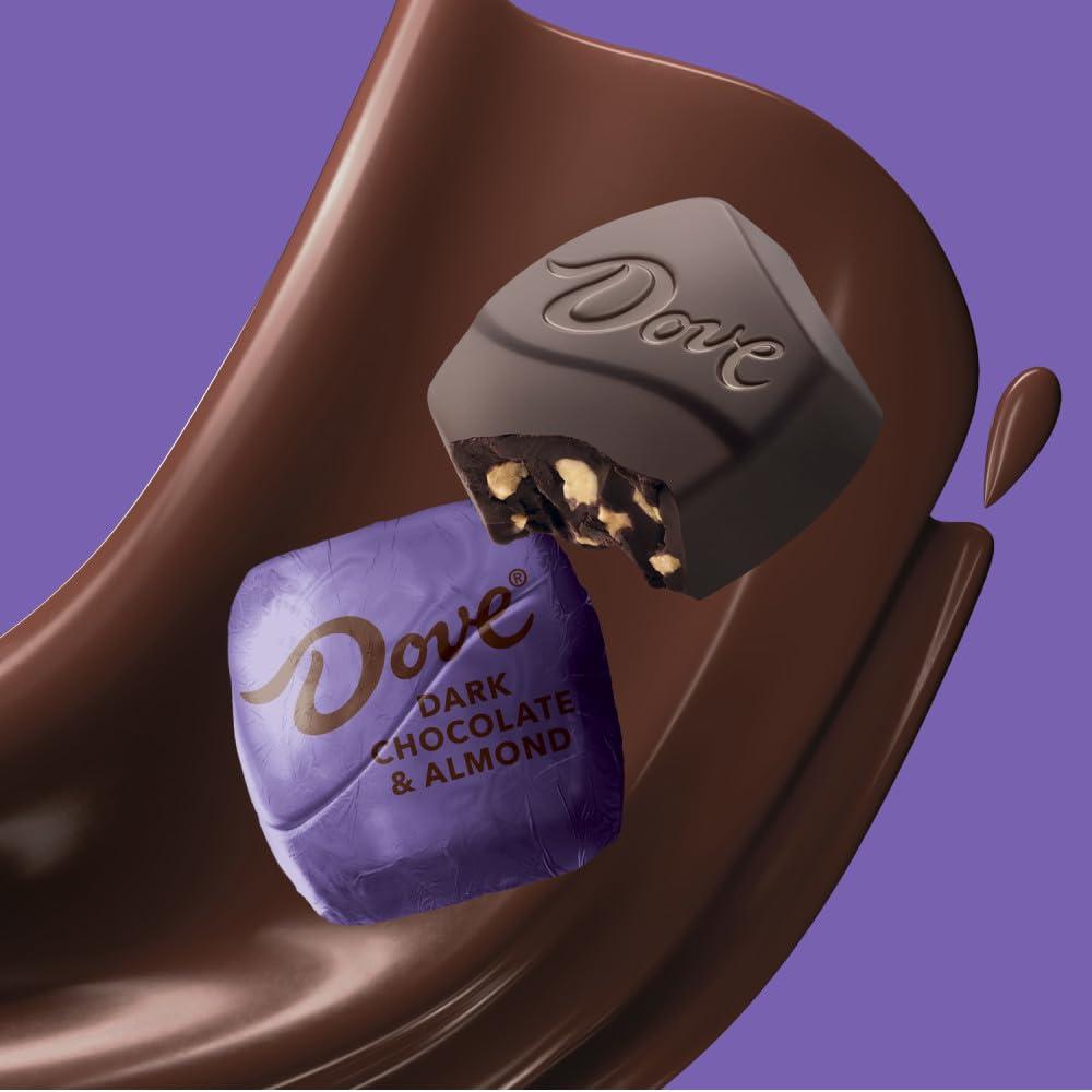 Dove DOVE PROMISES Individually Wrapped Almond & Dark Chocolate Candy Assortment, 12.67 oz Bag
