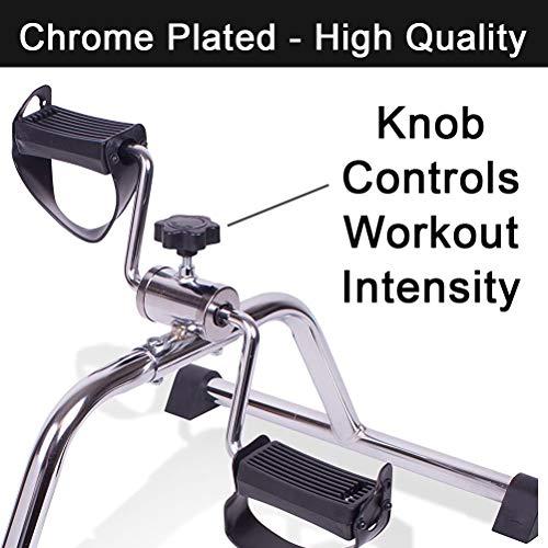Carex Carex Under Desk Pedal Exerciser - Compact Exercise Equipment for Arms and Legs - Great for Elderly, Seniors, Disabled or Office Use