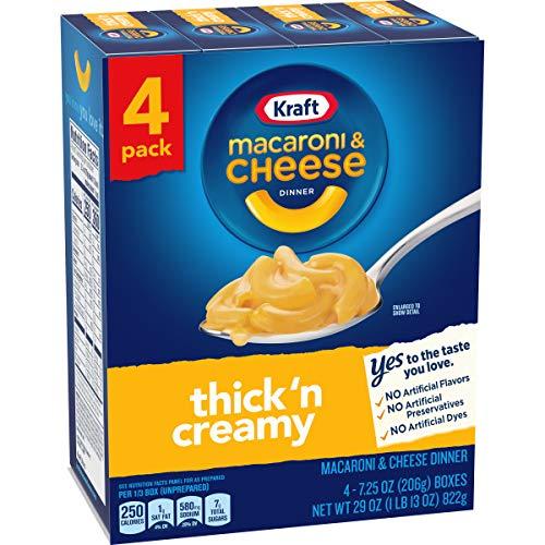 Kraft Kraft Thick n' Creamy Macaroni and Cheese Dinners, 7.25 oz. Boxes (24 ct, 6 packs of 4)