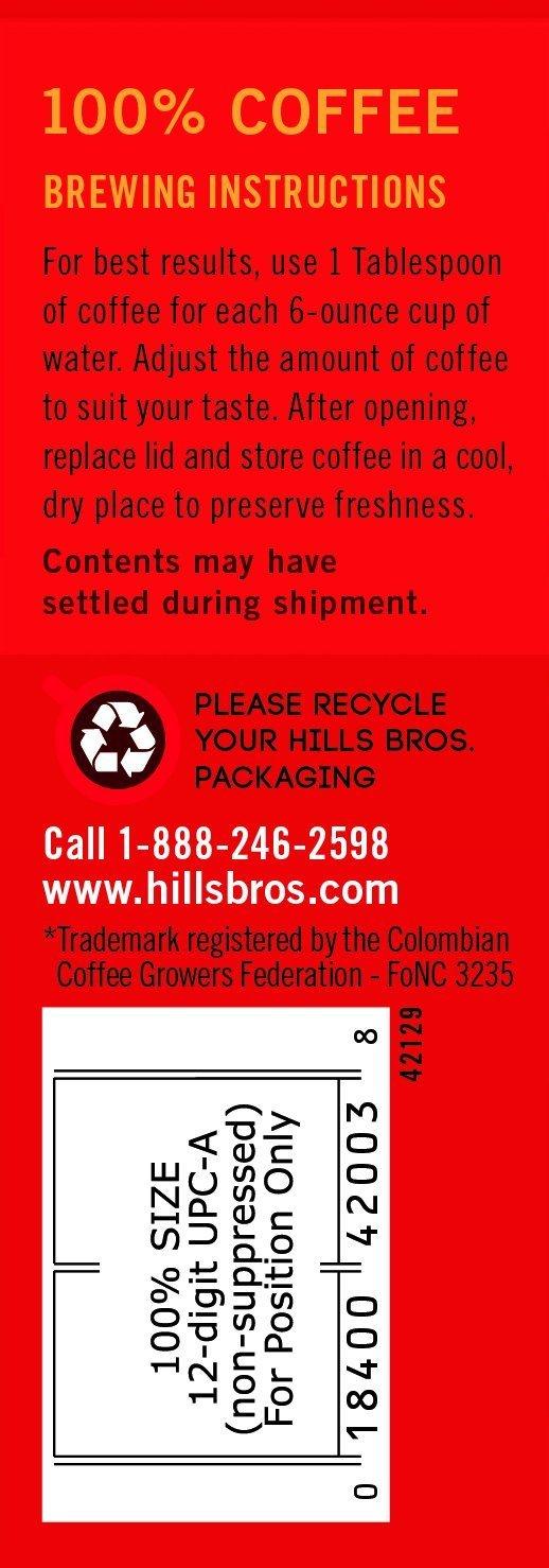 Hills Bros Hills Bros Donut Shop Ground Coffee, Dark Roast, 24 Oz. Can - Slightly Sweet, Smooth Coffee Taste