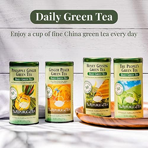 The Republic of Tea The Republic of Tea – Pineapple Ginger Daily Green Tea, 250 Tea Bags