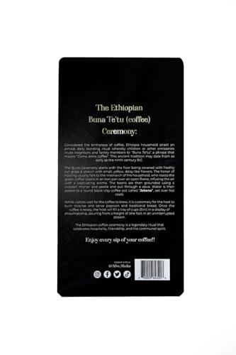 Afro Sheba Coffee Afro Sheba Coffee - Whole Bean Medium Roast Coffee - Full Body - Ethiopian Single Origin - Ground - Low Acid - Washed & Natural - 1 lb (16 oz) (Yirgacheffe)