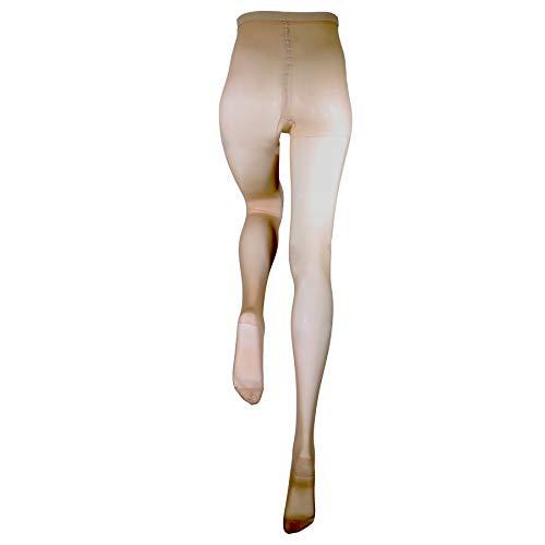 Truform Truform Sheer Compression Pantyhose, 15-20 mmHg, Women's Shaping Tights, 20 Denier, Nude, Queen