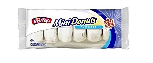 Mrs. Freshley's Mrs. Freshley's Donut Variety Assortment, Chocolate Frosted, Crunch, and Powdered Sugar, Pack of 12