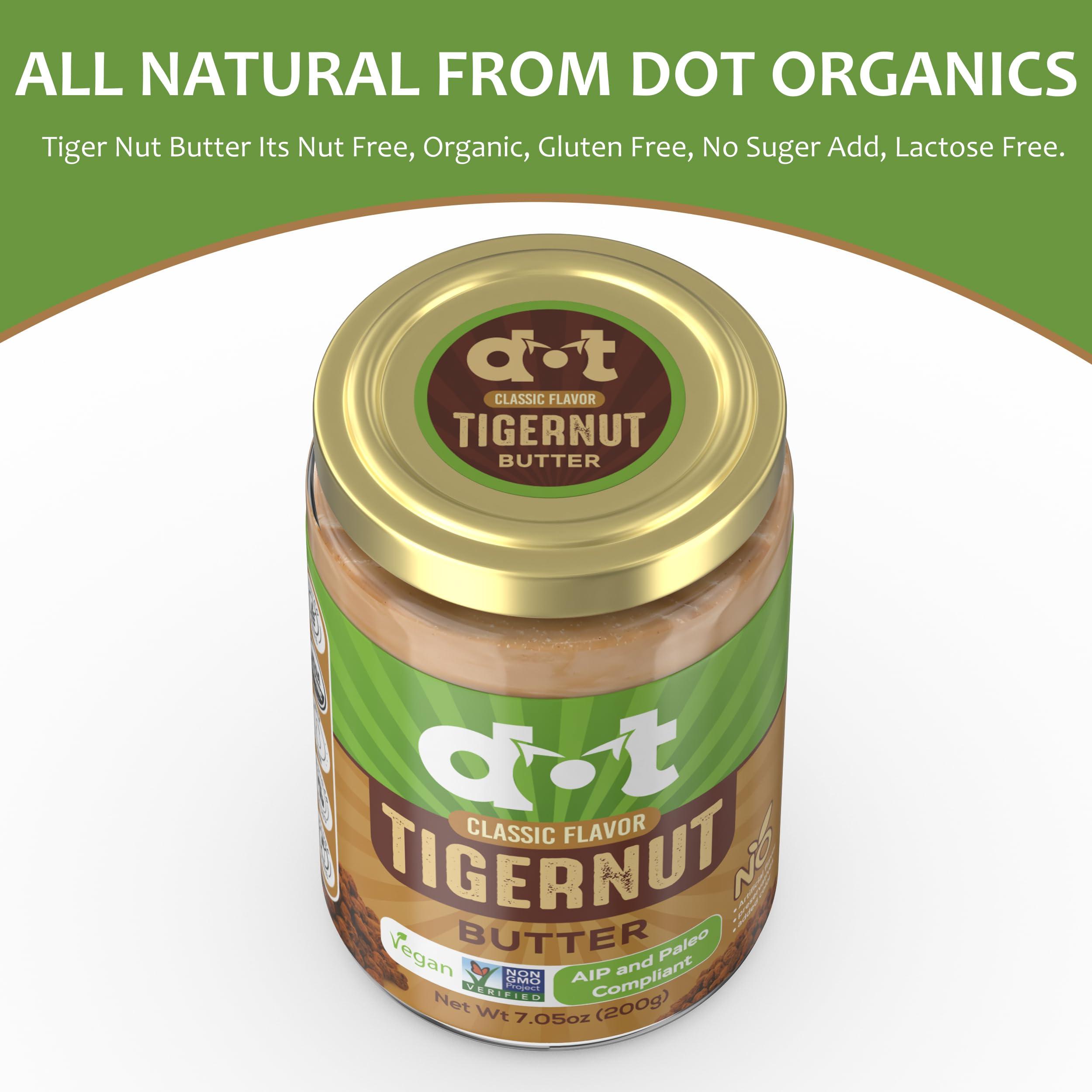Don of Treats DON OF TREATS | Smooth Tigernut Butter Tiger Nut Butter | AIP and Paleo Compliant | Nut Free High Prebiotic Ingredients | No Sugar Added | Whole 30 | Low FodMap | Low Oxalate | 7.05 Oz., Natural