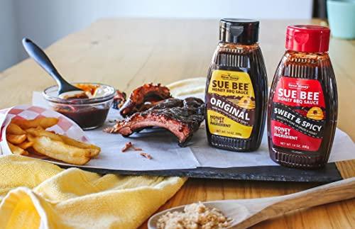 Sue Bee Sue Bee Original Style Barbecue Sauce, Honey BBQ, 14 Ounce (Pack of 1)